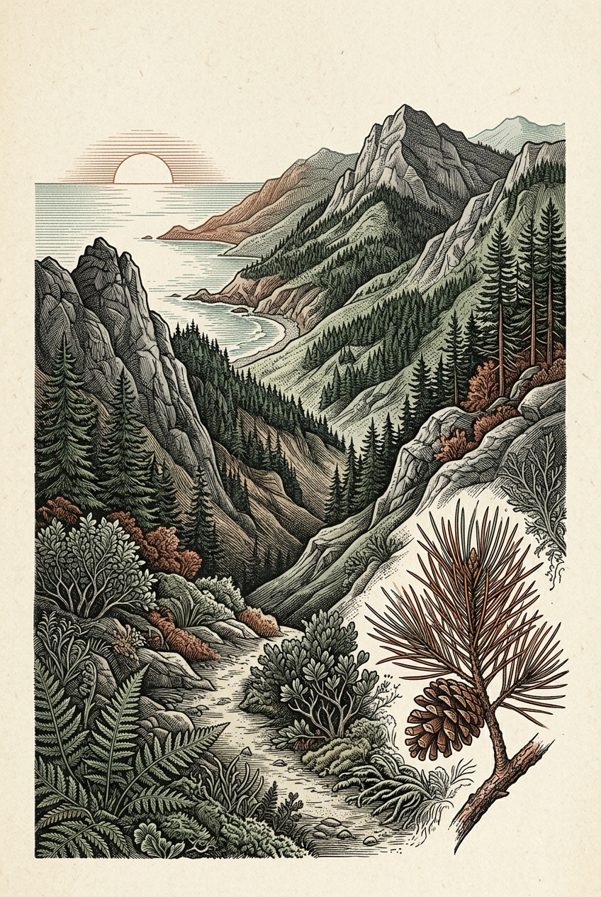 Botanical Letterpress sample